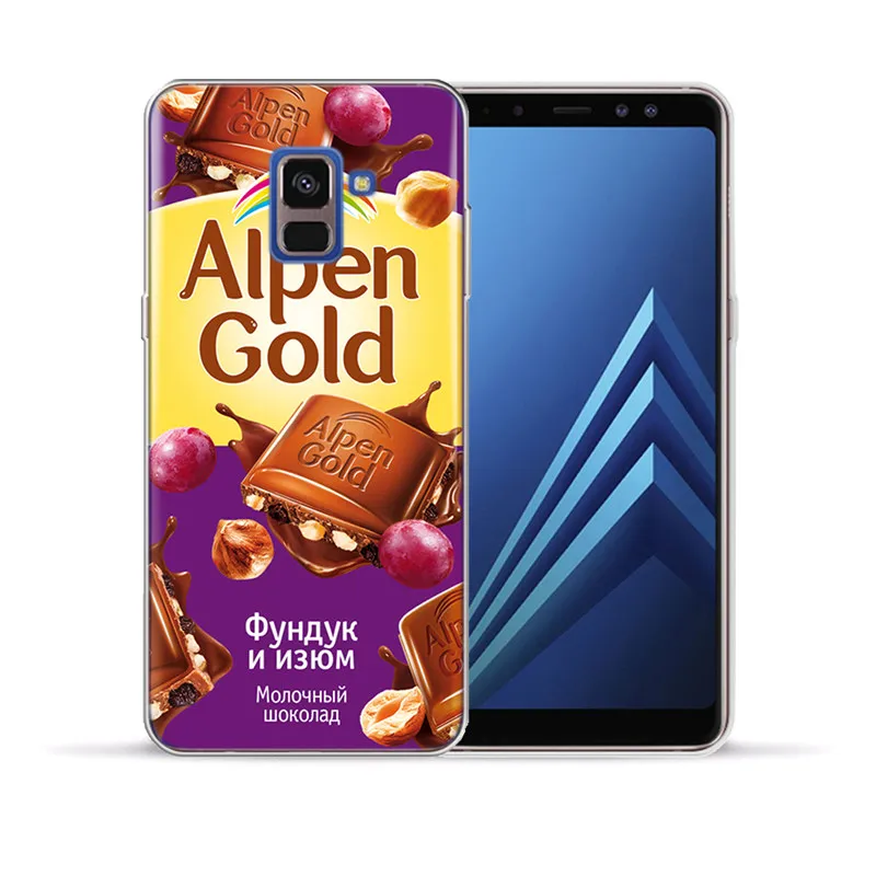 Забавный шоколада чехол на заднюю панель из ТПУ чехол КРЫШКА ДЛЯ samsung Galaxy A7 A6 A8 плюс A9 A3 A5 A7 A10 A20 A30 A40 A50 A70 - Цвет: 11