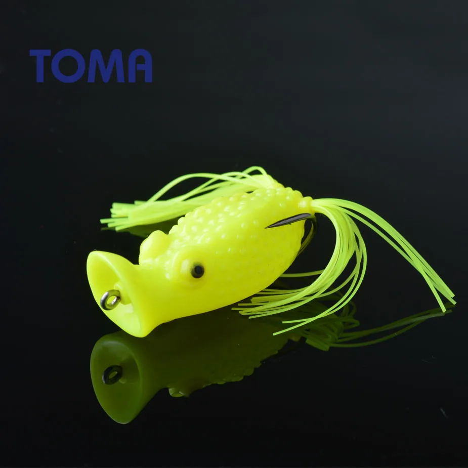 Приманка рыболовная TOMA в виде лягушки 60 мм 15 г|soft baits|lure soft baitfrog fishing lure |