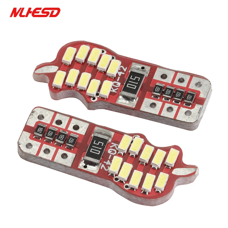 100PCS/Lot T10 Led 3014 20SMD 168 W5W 194 LED Lamp Car Light Door Bulb Super Bright Clearance Lights DC 12-24V Lighting Source | Автомобили