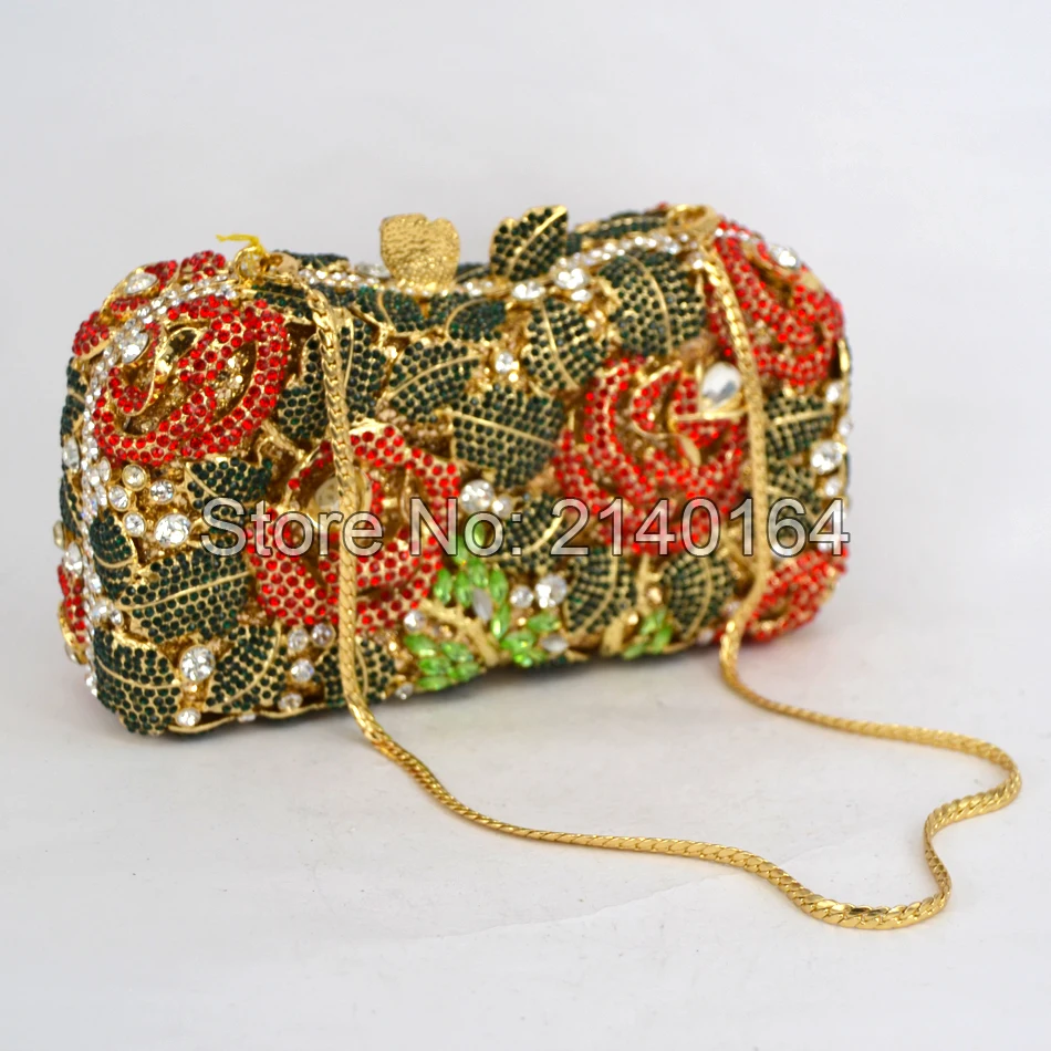 Сумка-клатч для свадьбы красивая разноцветная ручная работа Жесткий Чехол