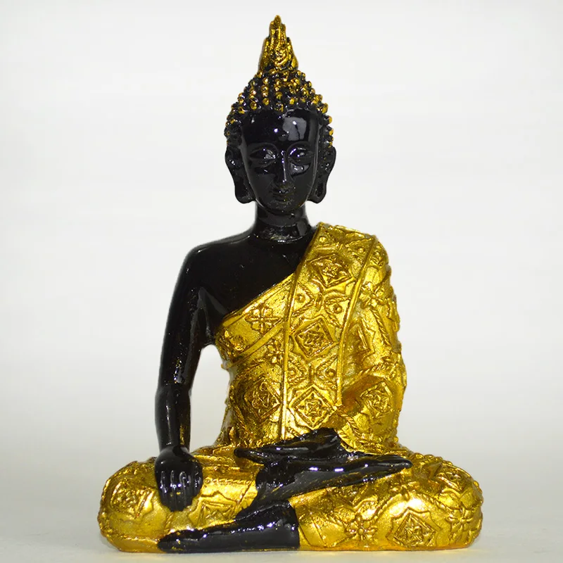 

Таиландский Будда статуя, Юго-Восточной Азии стиль, Zen подарок, орнамент, Будда figrue, фигурка, искусство и ремесла ~