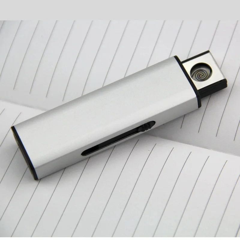 Креативный маленький USB светильник er ветрозащитный светильник er беспламенный Электрический светильник для электронной зарядки металлический светильник с usb-портом