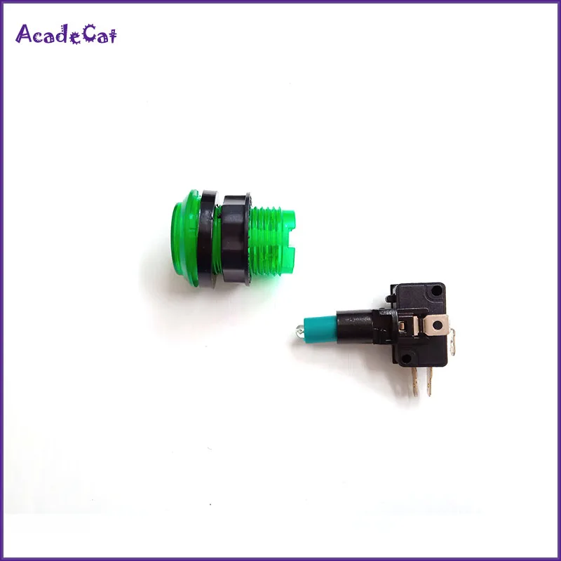 Бесплатная доставка 5V/12V аркада со светодиодной подсветкой кнопок 5 цветов для MAME
