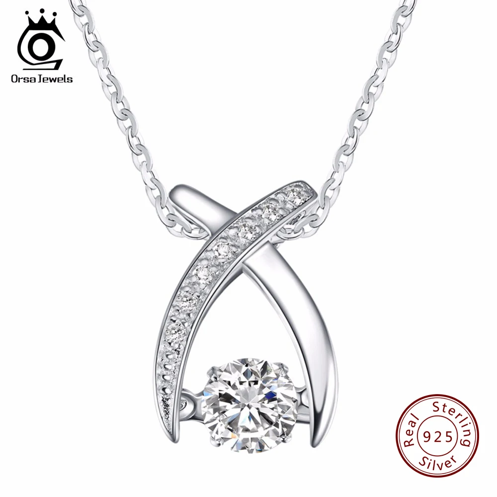 Подвески ORSA JEWELS из серебра 925 пробы рыбки и ожерелья с милыми животными ожерелье