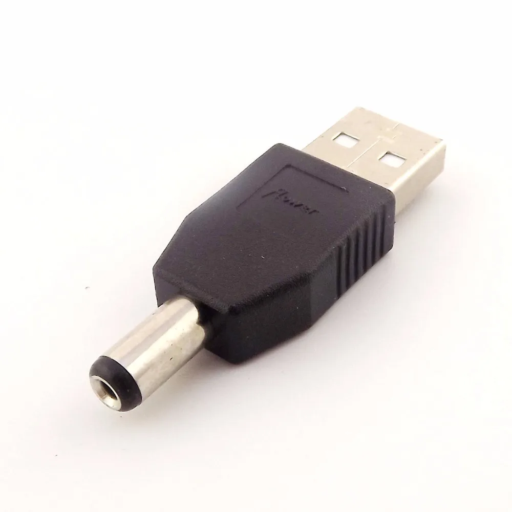 10 шт. USB 2 0 Тип A штекер до 5 мм x 1 В постоянного тока адаптер соединитель|male power