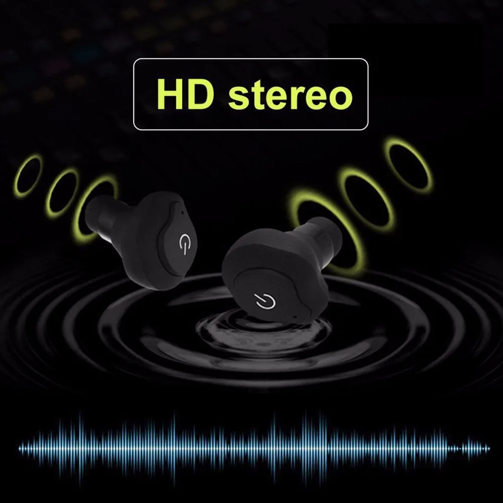 TWS A1 портативные Bluetooth наушники настоящие беспроводные стерео HD связь