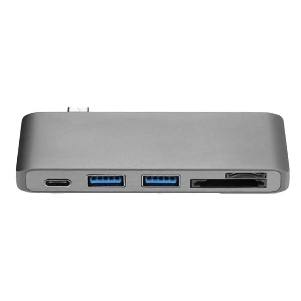 EastVita USB 3 0 Портативный Type-C 5-в-1 комбинированный адаптер концентратора и кардридер