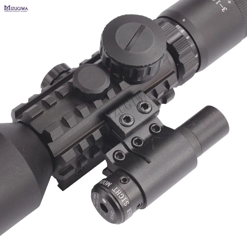 M9 3 10x42 Mil Dot компактный прицел с подсветкой красно Зеленая Сетка точечный красным