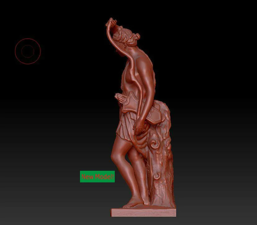 Новая модель 3D модели для ЧПУ или 3D-принтеров в формате STL Женский солдат |