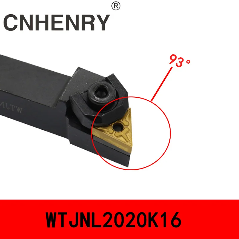 WTJNR1616H16 WTJNR2020K16 93 градусный внешний токарный инструмент Сменные токарные
