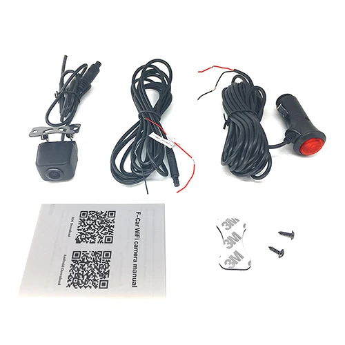 Without Retail Box Новейшая автомобильная камера заднего вида DIY прикуриватель WiFi беспроводная камера заднего вида HD ночного видения резервная камера для Iphone IOS Android - Название цвета: Without Retail Box