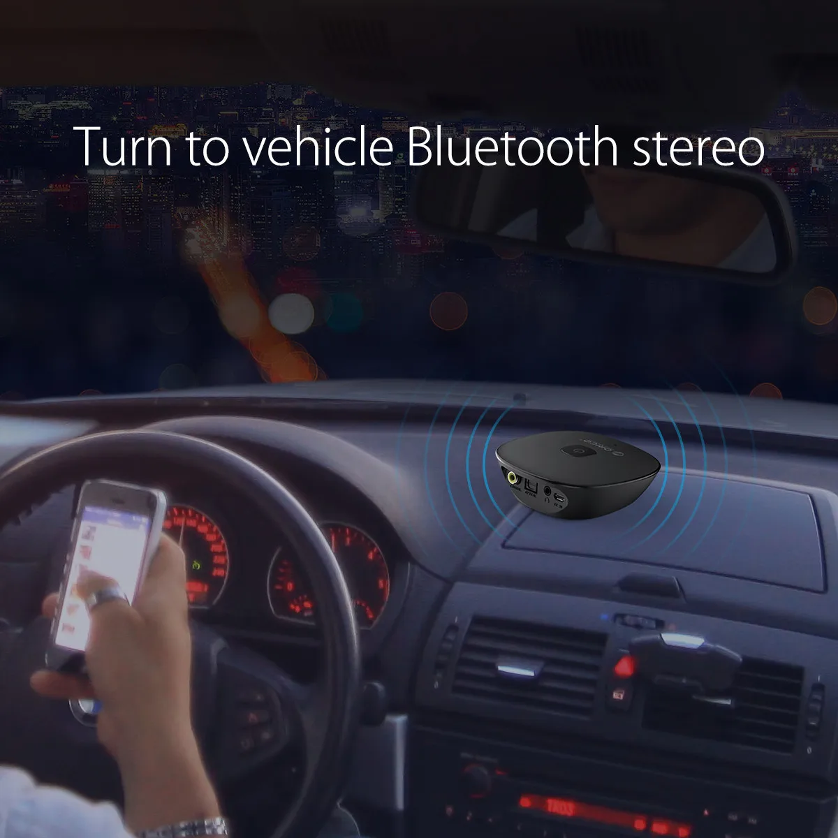 ORICO 4,1 Беспроводной Bluetooth приемник 3,5 мм Aux приемник аудио стерео музыкальный приемник Bluetooth портативный аудио и видео колонки