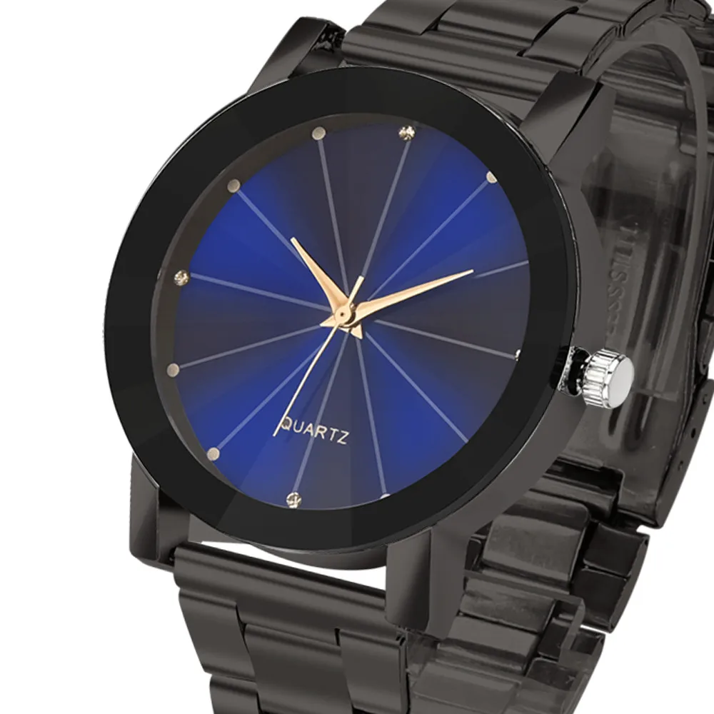 Модные Женские Аналоговые кварцевые наручные часы с кристаллами из нержавеющей