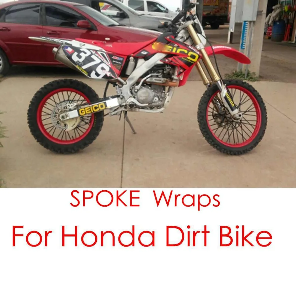 For kawasaki kx 250 Motocross Wheel RIM SPOKE SKINS COVERS KTM 350 for motorcross cover FOR honda forza | Автомобили и мотоциклы