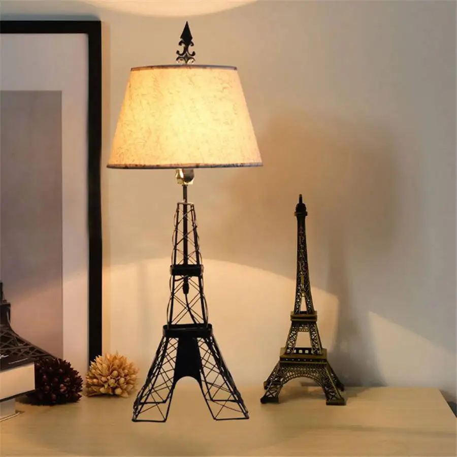 Американская Винтажная настольная лампа для кофейни бара дома деко промышленная