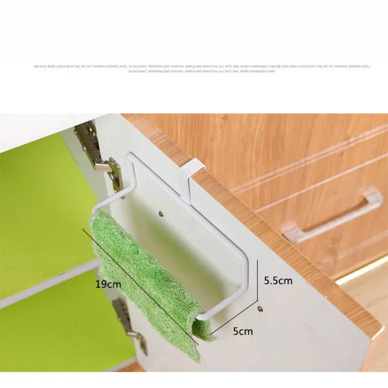 Вешалка для полотенец из кованого железа полка дверей шкафа одинарная тряпичная