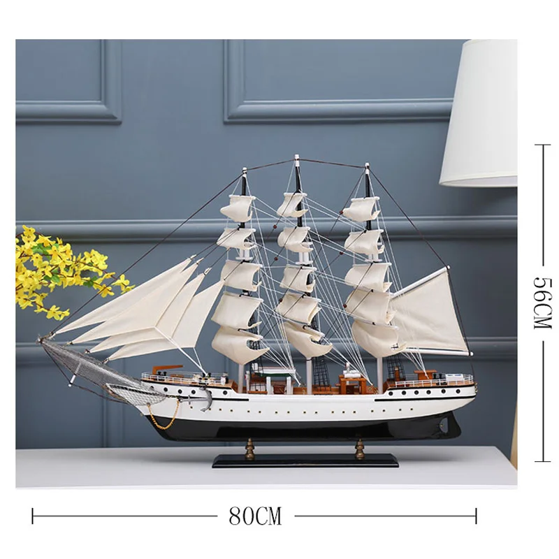 LUCKK 80 см DIY DANMARK сборные строительные наборы деревянная модель кораблей Изысканные домашние поделки для декорирования интерьера парусник игрушки подарок