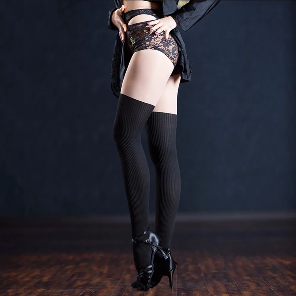 2017 сексуальные женские аксессуары для латиноамериканских танцев черные носки