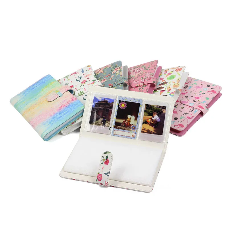New 3 Inch 96 Pockets Mini Photo Album for Film Cameras Fujifilm Instax 9 8 7s 70 25 50s 90 Name Card Book | Электроника