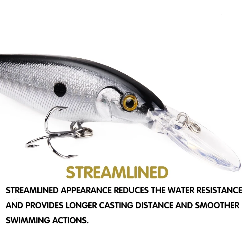 Блесна seapesca рыболовная приманка для рыбалки 11 см 10 г iscas artificiais воблер 3D глаза