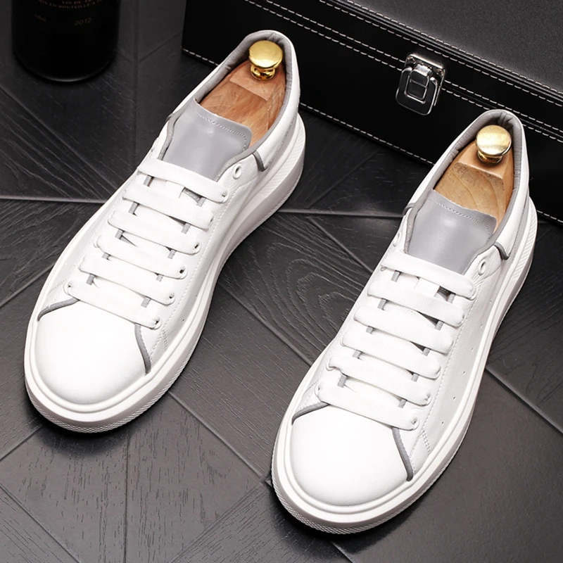 

Stephoes Summer White Shoes Men Casual Shoes Male Sneakers Cool Street Men Shoes Luxury Brand Man Footwear Breathable Sneakers