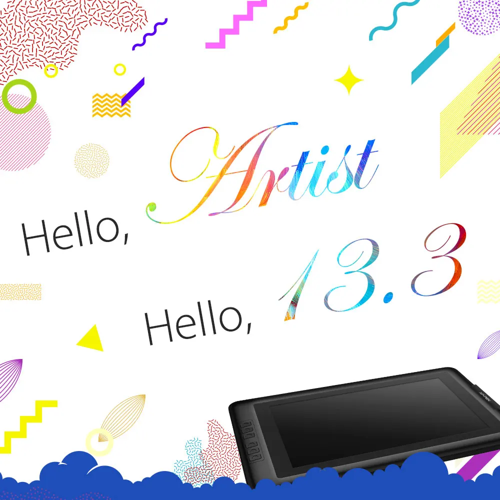 XP-Pen Artist13.3V2 13," ips графический монитор для рисования ручка планшет ручка дисплей с чистым набором и перчаткой для рисования