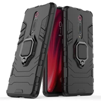 for xiaomi redmi k20 pro case luxury armor soft shockproof magnetic metal ring case for xiaomi mi9t mi 9t pro car holder cover