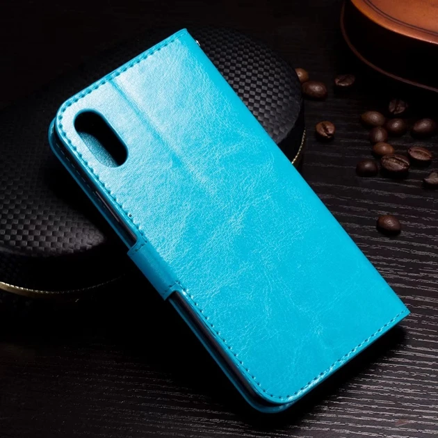 Для Iphone X Huawei Y7 Y3 Y6 2017 ONEPLUS 5 Crazy Horse кожаный чехол-кошелек с подставкой из ТПУ чехол