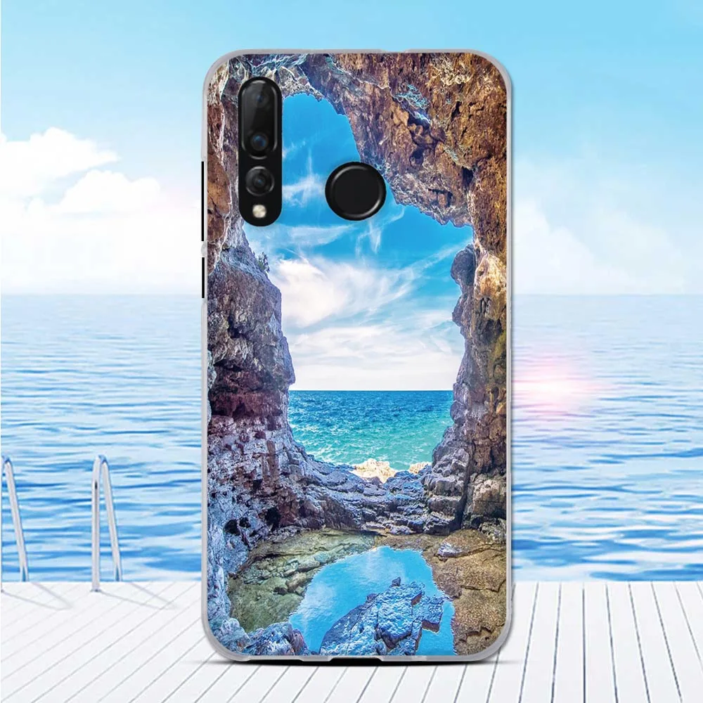 Чехол из ТПУ для телефона Huawei nova 4 силиконовый бампер с узором Nova задняя крышка nova4