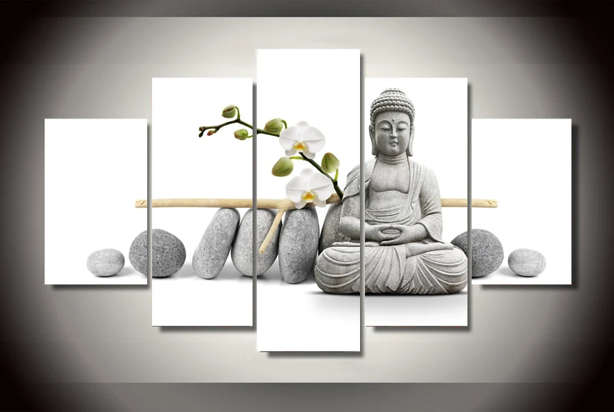

HD Printed Stone Buddha Painting Canvas Print room decor print poster picture canvas Free shipping/bb-3058