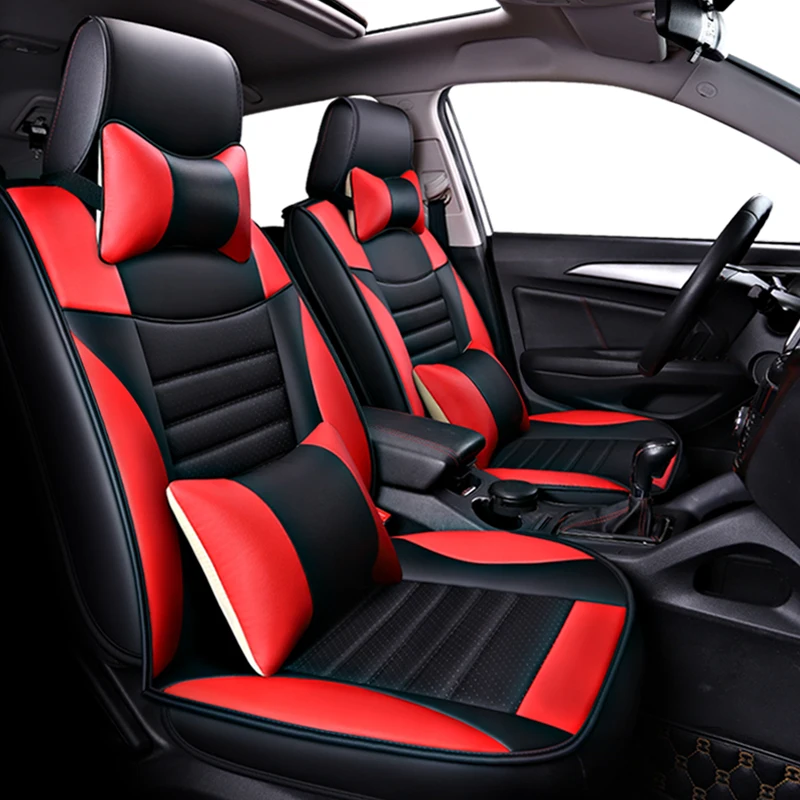 (Передние и задние) из искусственной кожи чехлы на автомобильные сиденья для kia ceed