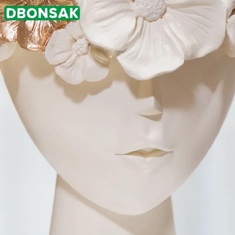 1 пара креативных ВАЗ с человеческой головой коробка для хранения всякой всячины
