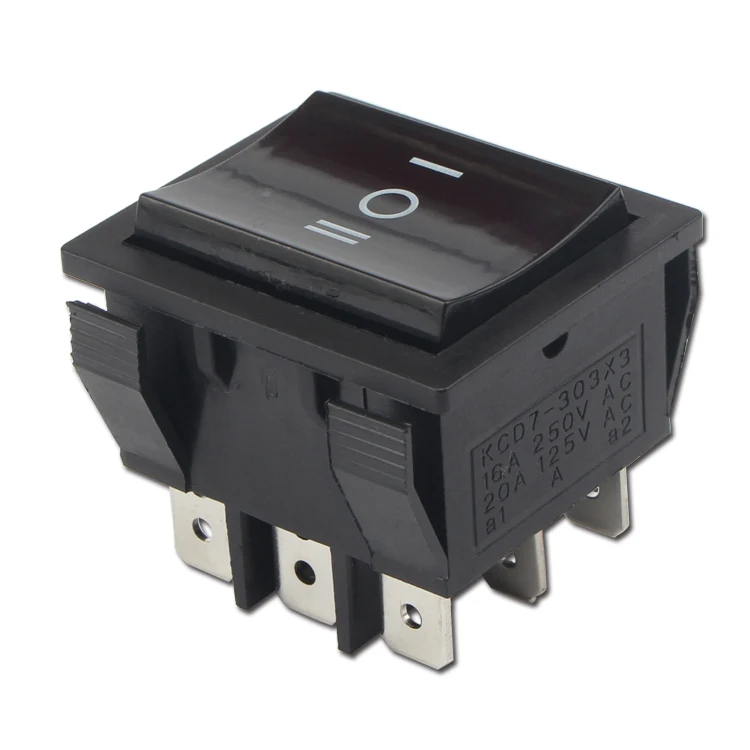 1 шт. KCD7 303 перфорированный 28x31 мм 9 pin ВКЛ ВЫКЛ на лодка кулисный переключатель