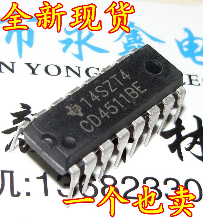 

10 шт. CD4511BE CD4511/HEF DIP