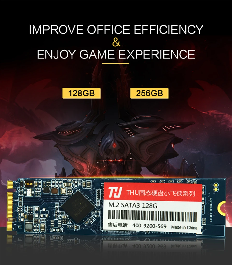 THU M.2 SSD 128GB SATA Внутренний твердотельный накопитель SSD жесткий диск M.2 2280 540 МБ/с. для портативных ПК
