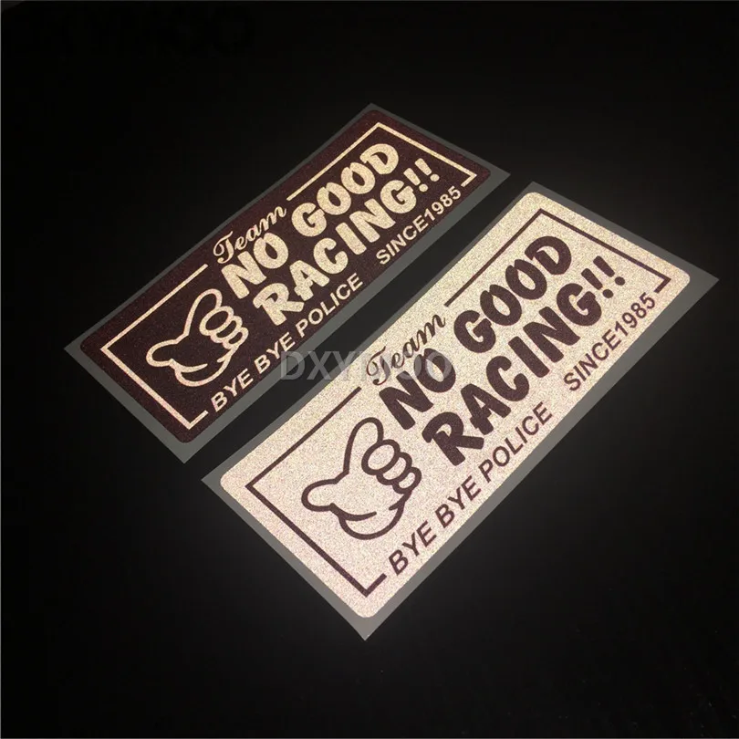Стайлинг автомобиля Наклейка японские No Good Racing с 1985 дрейф JDM Мотокросс Велосипед