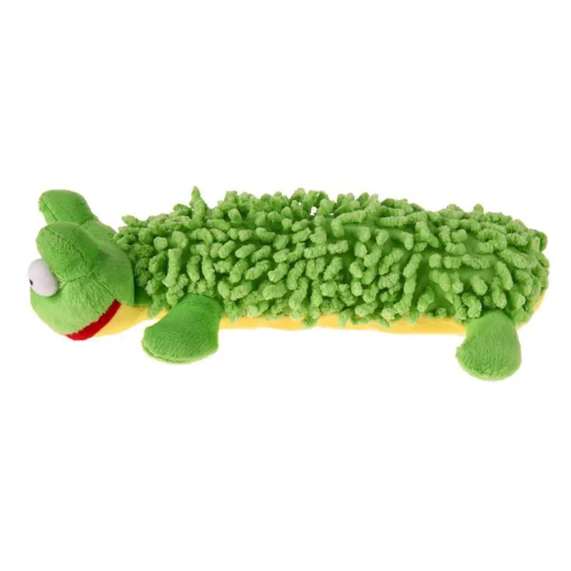 Зеленый Забавная игрушка для игры, собака, щенок, кошка, прекрасный писк, игрушки, плюшевые животные, писклявый звук, плюшевые игрушки, мягкая милая собака для игры со щенком, поставка - Цвет: Зеленый