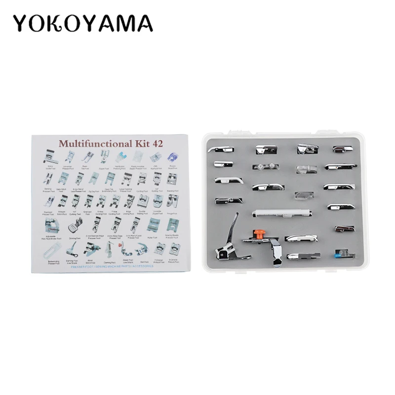 Набор прижимных лапок для швейных машин YOKOYAMA 30/32/42/52/62 шт.|sewing kit|set footsewing set |
