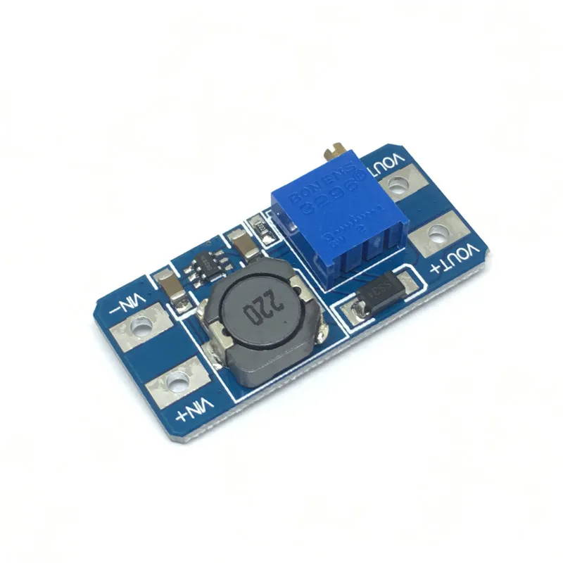 MT3608 DC повышающий усилитель конвертера блок питания адаптер Выход 2A 28V повышающая