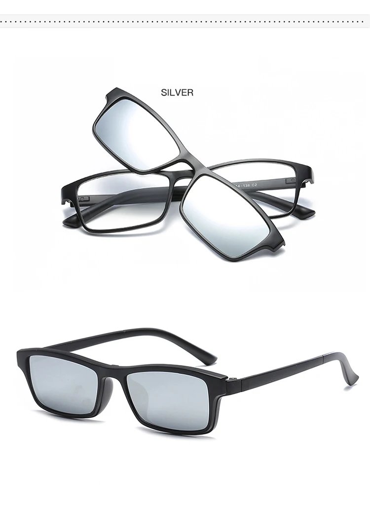 Optical Eyeglasses Frame Men Women Clip On Magnets Polarized Sunglasses Myopia Glasses Spectacle Frame For Male Female YQ127