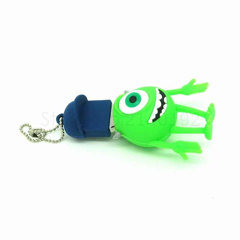 Зеленый Mike Wazowski Монстр флэш накопитель usb карта памяти Флеш персонализированный