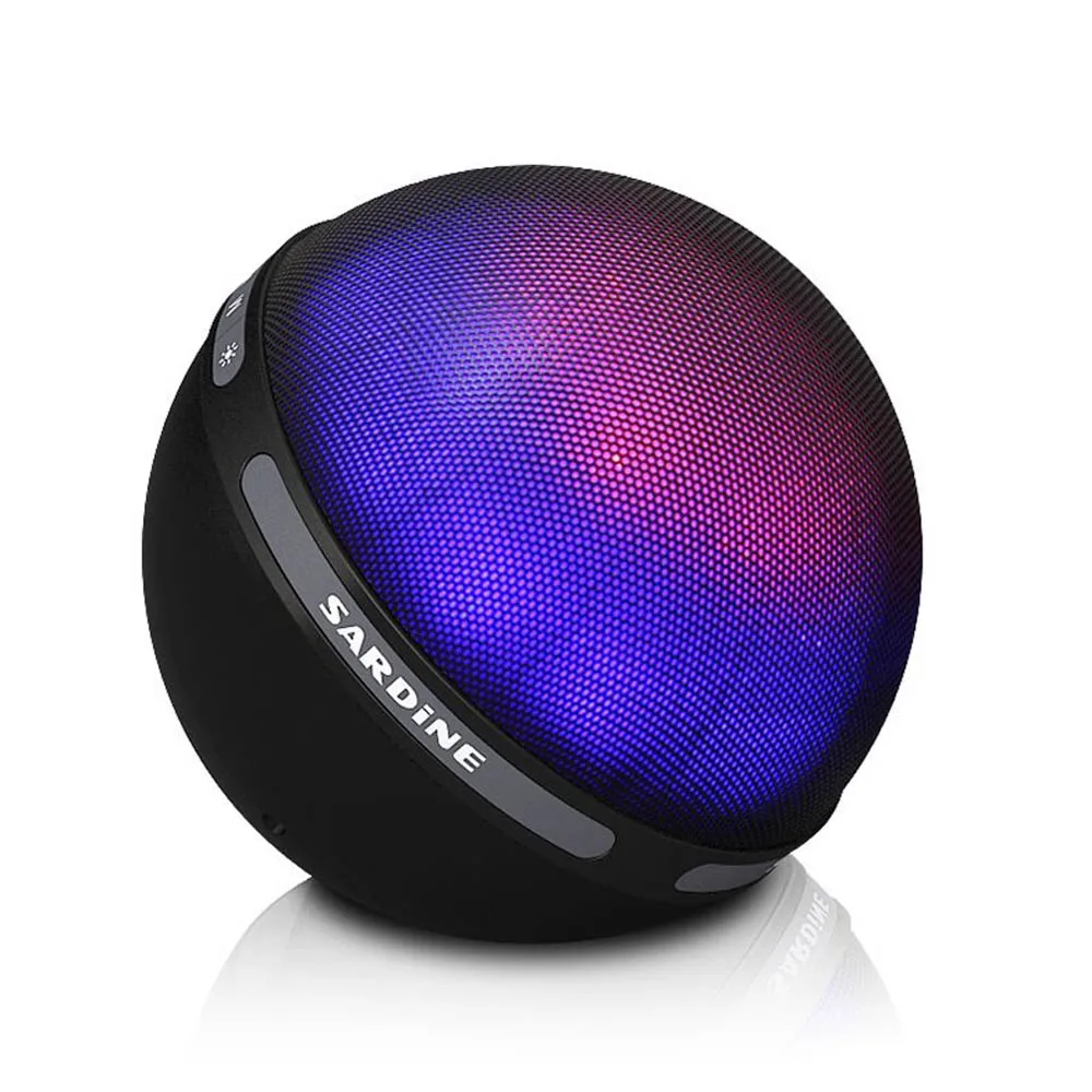 Sardine светодиодный bluetooth динамик со светодиодной подсветкой Поддержка Aux TF карты