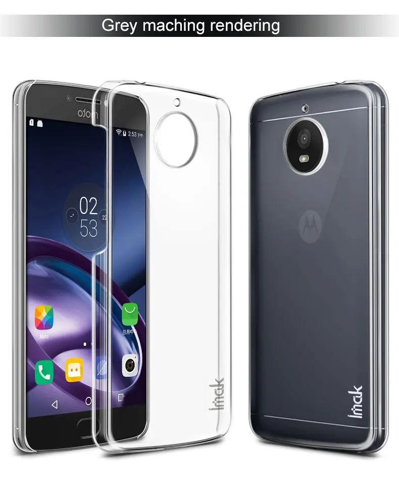 Free shipping ! 1 pcs &quotimak&quot authorized sales! IMAK Crystal II Case Mobile phone shell For Moto G5S Plus |