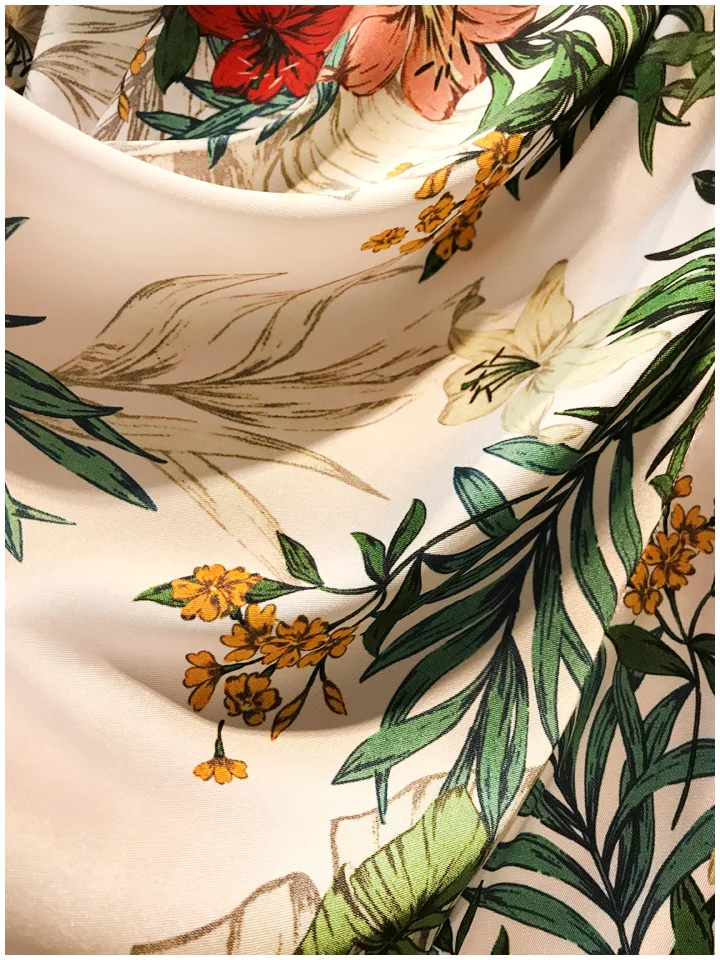 Svoryxiu Autumn Winter Runway Floral Print Dress Women's Elegant Long Sleeve luxury Beading Vintage Knee Length Dresses Female
