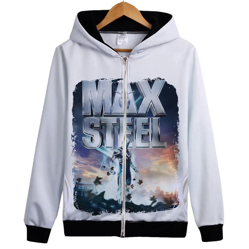Толстовка с капюшоном Max Steel Iron Knights модное Брендовое Новое повседневное пальто