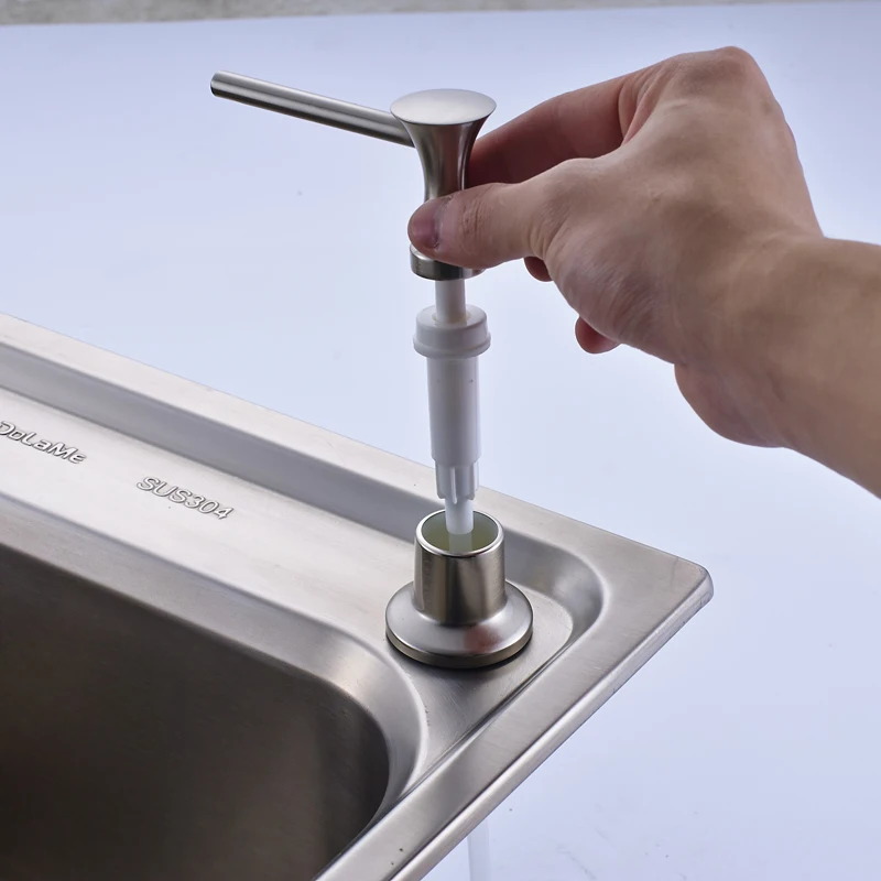 Бесплатная доставка оптом и в розницу латунный пластиковый кухонный диспенсер