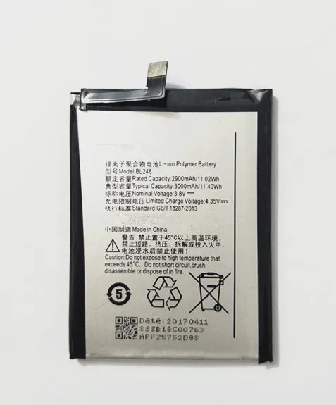 AZK 100% протестированный Новый 3000mAh BL246 Аккумулятор для Lenovo Vibe Shot Z90 3 7 z90a40 MAX phone