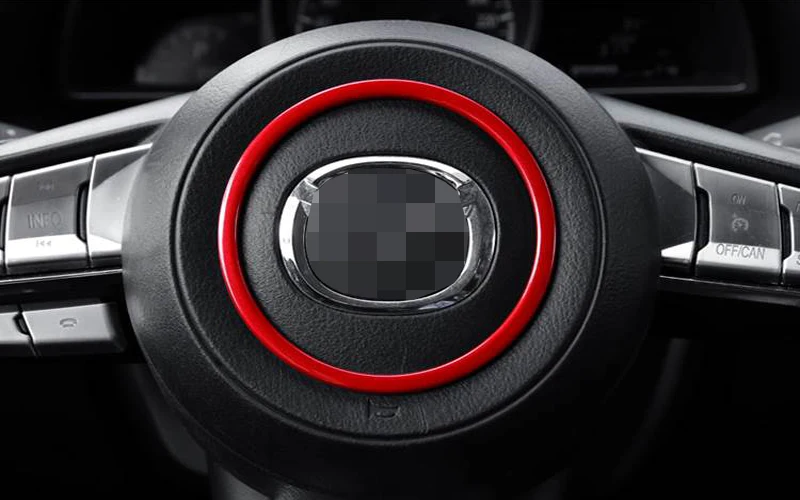 

Car steering wheel sticker car interior decoration sticker For Mazda Angkorra CX4 Artez CX5