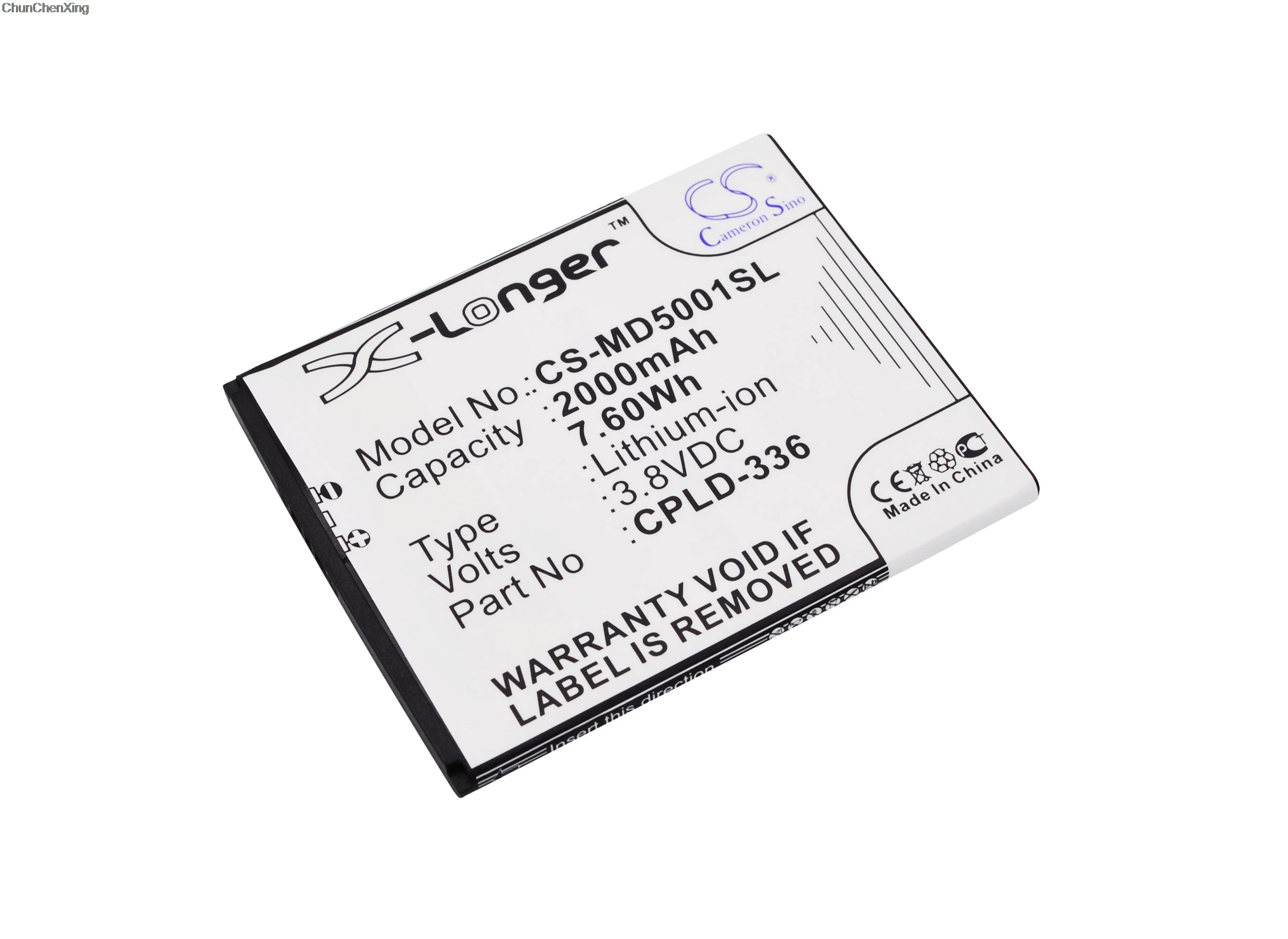 Аккумулятор Cameron Sino 2000 мА · ч для Medion Life P5001 MD 98664 MD98664 Offical Loose смартфона