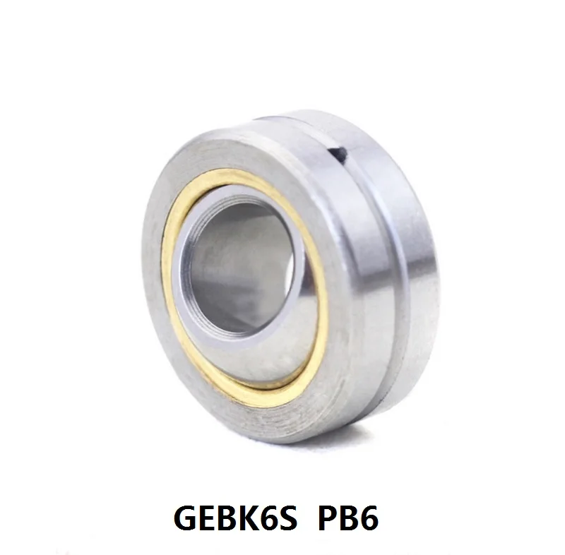 10 шт./лот GEBK6S PB6 радиальный Сферический Гладкий подшипник с самосмазкой для вала